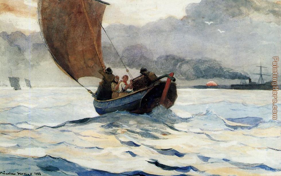 Winslow Homer Returning Fishing Boats